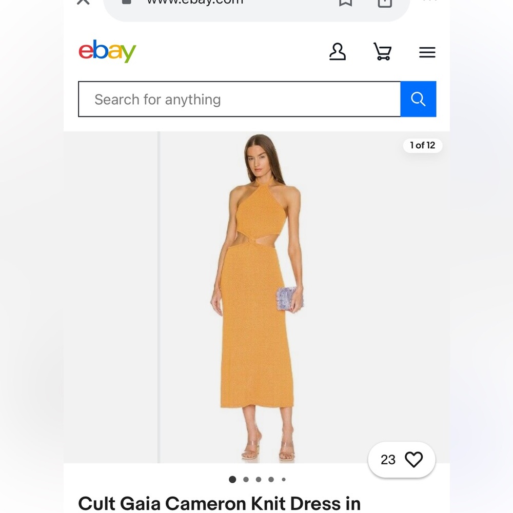 Cult Gaia dress and Marigold size small